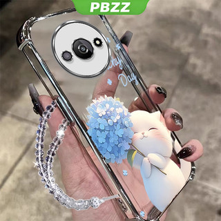 Ốp Lưng Cho xiaomi redmi a3 2024 4g Vỏ Điện Thoại Vỏ Mềm Silicon Chống Sốc Thiết Kế Mới Thẩm Mỹ Trong Suốt Hoạt Hình Mèo Vòng Tay Cho Bé Gái SJSLLSHM01