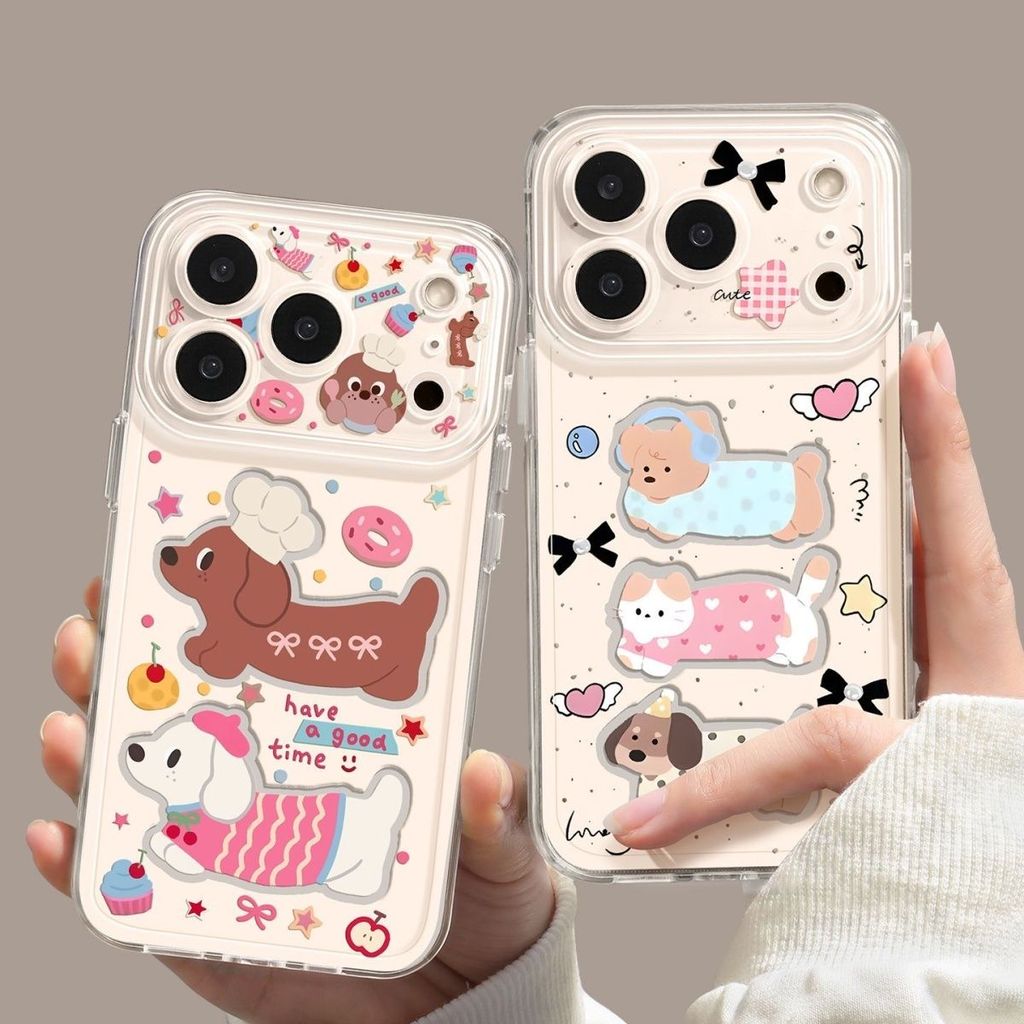 Mặt lưng điện thoại 1314 Pro, iPhone 15/16, đáng yêu, trong suốt 12, phù hợp với