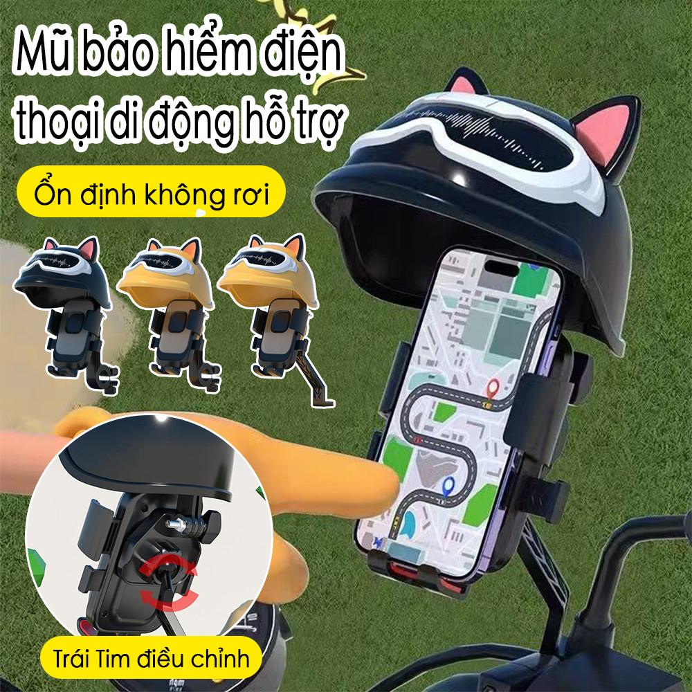Giá đỡ điện thoại di động xe đạp, xe máy chống nắng, chống mưa, chống sốc thích hợp cho người đi xe đạp mang đi