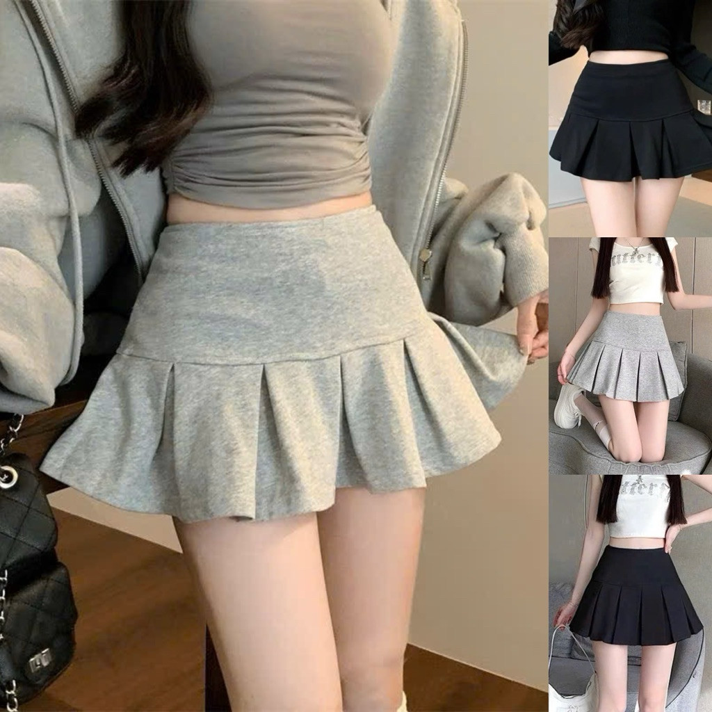 Chân váy nữ dáng cao xếp ly to lưng cao trẻ trung dạo phố CE2244