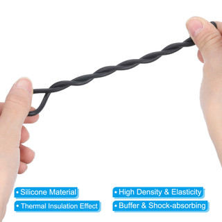 10M Silicon Bọt Cói Dải Tròn Mật Độ Cao Bọt Biển Chắc Chắn Dây Sọc Thời Tiết Cho Niêm Phong Khoảng Cách Chặn Cách Nhiệt