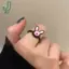 Nhẫn động vật phong cách Quirky dễ thương phổ biến Hàn Quốc Nhẫn quyến rũ cá tính thời trang Quà tặng dự tiệc cho phụ nữ Phụ kiện trang sức tinh tế