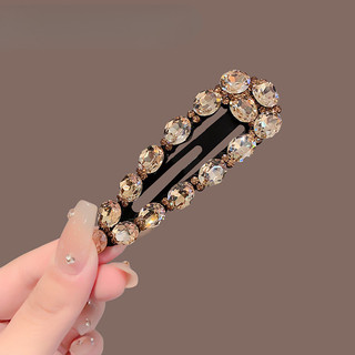 Kẹp Tóc Retro Thời Trang Hàn Quốc - Hoạ Tiết Giọt Nước & Kim Cương - Phù Hợp Nhiều Kiểu Tóc
