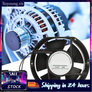 Soyoung Quạt hướng trục soyoung AC AC220V 38W Vòng bi hình bầu dục Thông gió làm mát 220V