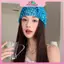 MYPANDA Retro Thanh Lịch Đính Kim Sa Lấp Lánh Mũ Chui Đầu Rỗng Nữ Mùa Hè Thu Du Lịch Ảnh Bầu Không Khí Đa Năng Thường Ngày Y2K Dệt Beanies.