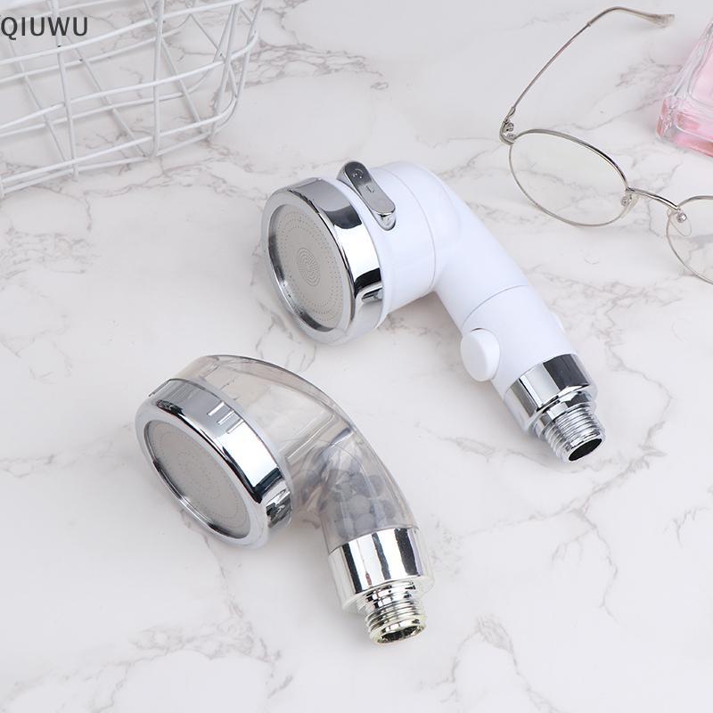 QIUWU Dầu Gội Giường Áp Lực Nước Dừng Đầu Tắm Tóc Salon Tiệm Cắt Tóc Vòi Vòi Ba Chế Độ Vòi Phun Phụ Kiện Phòng Tắm.
