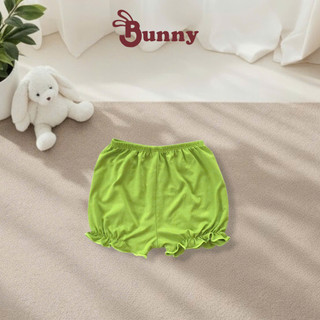 Set 3 quần nhún bèo bé gái chất thun Modal mềm mịn mát cho bé 3-15Kg Bubbybaby-GV