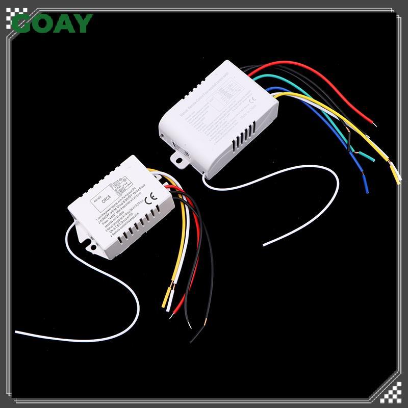 Công tắc đèn điều khiển từ xa kỹ thuật số GOAY Công tắc bật tắt không dây cho đèn chùm bóng đèn 220V RF433 1 / 2 / 3 / 4 Cách VN