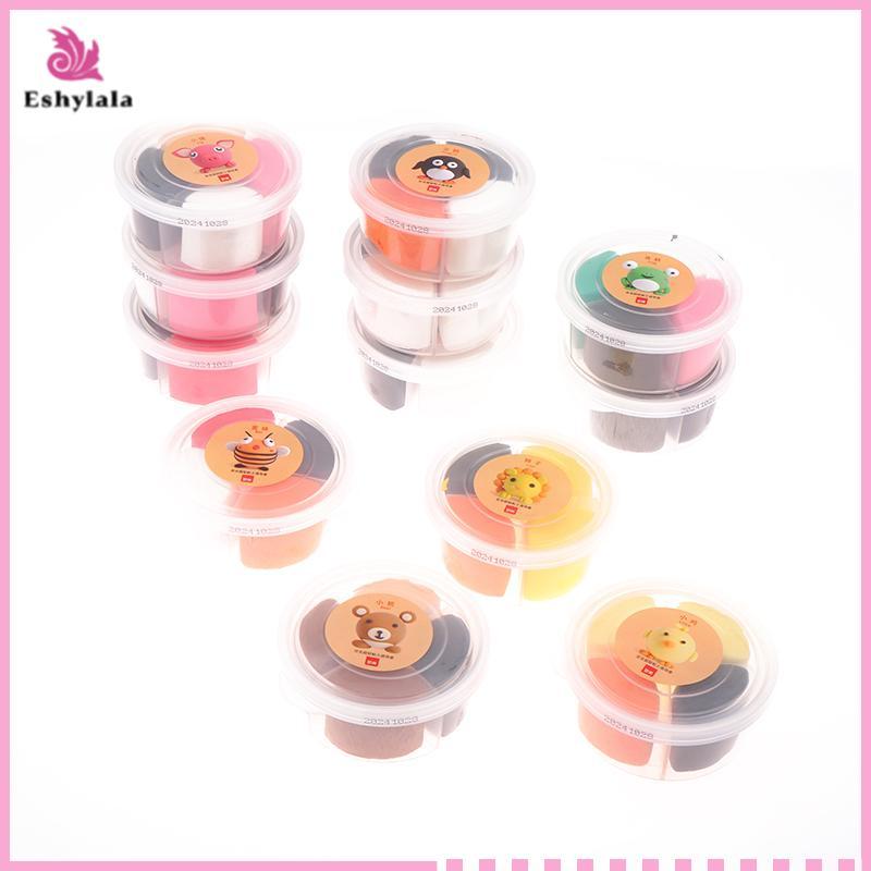 Bộ đất sét khô Eshylala cho trẻ em, Bộ dụng cụ quà tặng đất sét đúc sáng tạo kèm dụng cụ, Bộ hộp quà tặng đồ chơi đất sét mềm DIY siêu nhẹ Quà tặng [MỚI]
