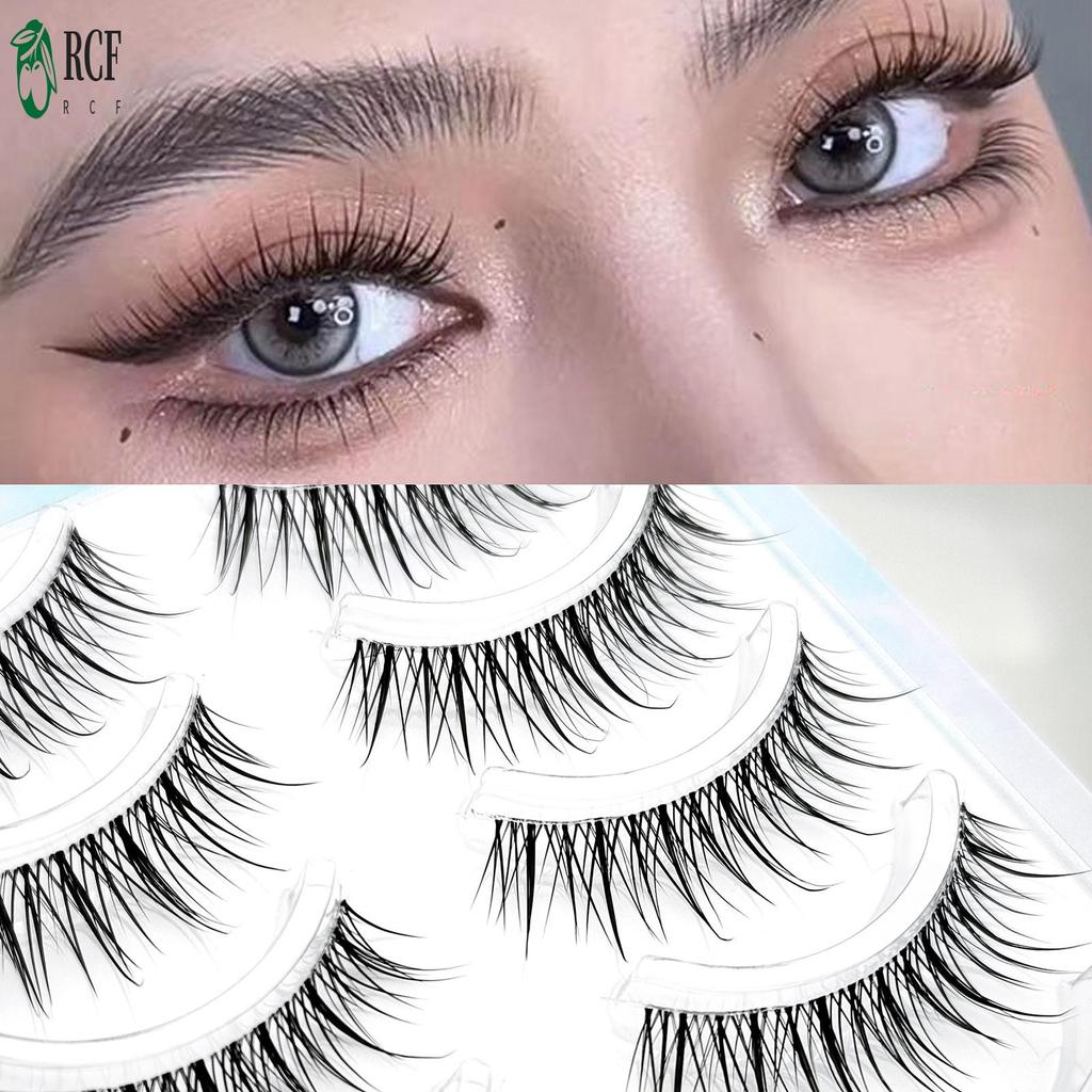 Lông mi giả hình dáng tự nhiên - Sợi tổng hợp thân mỏng trong suốt phong cách Thái Lan