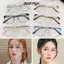 Kính Chống Ánh Sáng Xanh JKDESIGN, Kiểu Vuông Khung Kim LoạiVintage, Dành Cho Nam Và Nữ