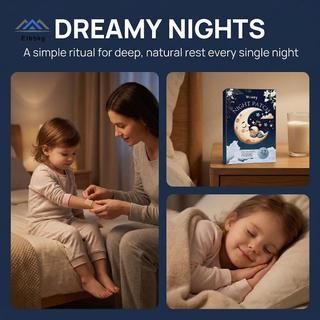 ELBBKG 42 Cái / hộp Miếng Dán Giấc Ngủ Cho Trẻ Em Giúp Bé Ngủ Nhẹ Nhàng Quily Vào Ban Đêm Ngủ Cơ Thể Thư Giãn Miếng Dán Ngủ Mới