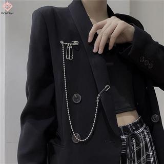 [PCW-T] Kim Loại sel Pin Dây Xích Thổ Cẩm Dành Cho Nữ Phù Hợp Với Áo Sơ Mi Ve Áo Pin Quần Áo Phụ Kiện Món Quà Trang Sức