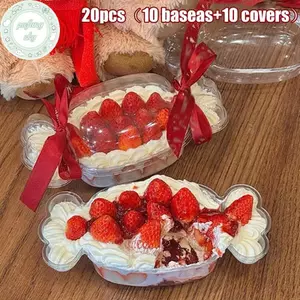 Hộp Bánh Hình Kẹo PUSKY 20 Món - Hoàn Hảo Cho Món Tráng Miệng, Bánh, Salad Trái Cây, Tiramisu, v.v.- Thích hợp cho các bữa tiệc, Giáng sinh, Sinh nhật, v.v. VN