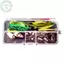 PUSKY Mồi Câu Cá Mềm & Cứng, Bộ Bánh Răng Lớp Jig Thía Cho Bass Pike - Phụ Kiện Có Hộp