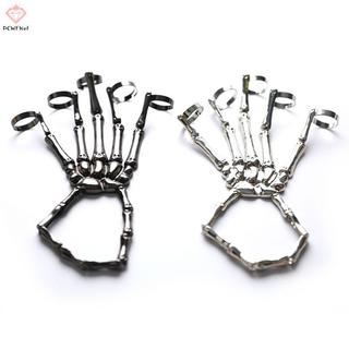 Vòng taypunk xương tay năm ngón, phù hợp Halloween, size điều chỉnh được