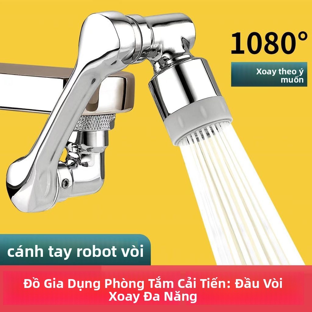 💦Vòi Đa Năng Tất Cả Đồng Xoay Được Bồn Cầu Bồn Cầu Có Thể Xoay Được Vòi Nối Dài Chống Bắn Nước 2KVJ