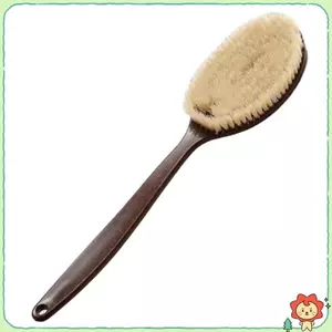Bàn chải cơ thể Tay cầm dài Tắm tắm Máy chà lưng Boar Lông chải da khô hoàn hảo Cần thiết cho dụng cụ tắm tẩy tế bào chết da