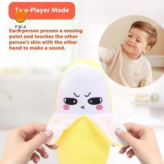 Búp bê Piano cảm biến Banana Fruit Tempo - Đồ chơi nhồi bông âm nhạc để tương tác giữa cha mẹ và con gái