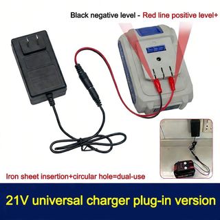 [Giao hàng từ Việt Nam] Bộ sạc hai đầu LEAFYHOME, Bộ sạc pin lithium bảo vệ quá tải 18 / 21V / 24V, Bộ sạc pin đa năng