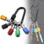 Dụng cụ đựng 5 mũi vít khoan inox kèm móc khóa Bộ Đầu Giữ Vít, Đầu Giữ Vít, Thép Không Gỉ, Bộ 05 Đầu + 1 Móc, Đa Năng
