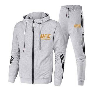 2026 UFC Fall New Fashion Leisure Hooded Sweater Set Simple Men's Suit ATV6
