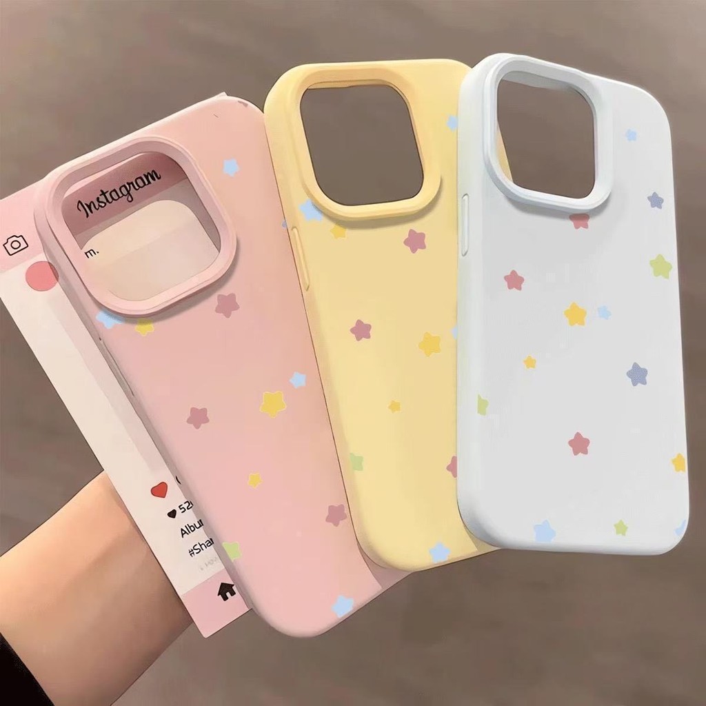 Ngôi SAO màu NuoMi vỏ ShouJiKe được áp dụng cho 17/15ProMax16Plus/iPhone14Plus