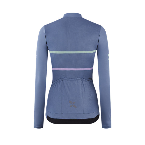 QLS002B - Áo Đạp Xe Nữ UKE Lilac Grey