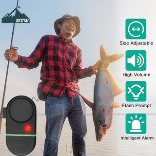 DTW Cảnh Báo Âm Thanh Đèn LED Kẹp Cần Câu Cá Ngoài Trời Dụng Cụ Câu Cá Thể Thao