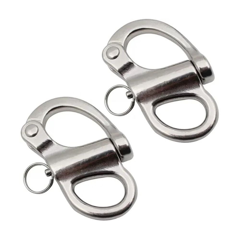 Móc treo xoay LACYESUK, còng xoay hàm bằng thép không gỉ, móc tháo nhanh 35 / 52 / 69 / 96mm