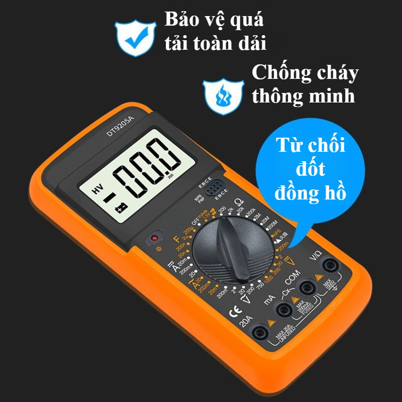 Đồng Hồ Vạn Năng Kỹ Thuật Số, Đo AC / DC, Kiểm Tra Transistor NCV, Chức Năng Bút điện Không Tiếp Xúc