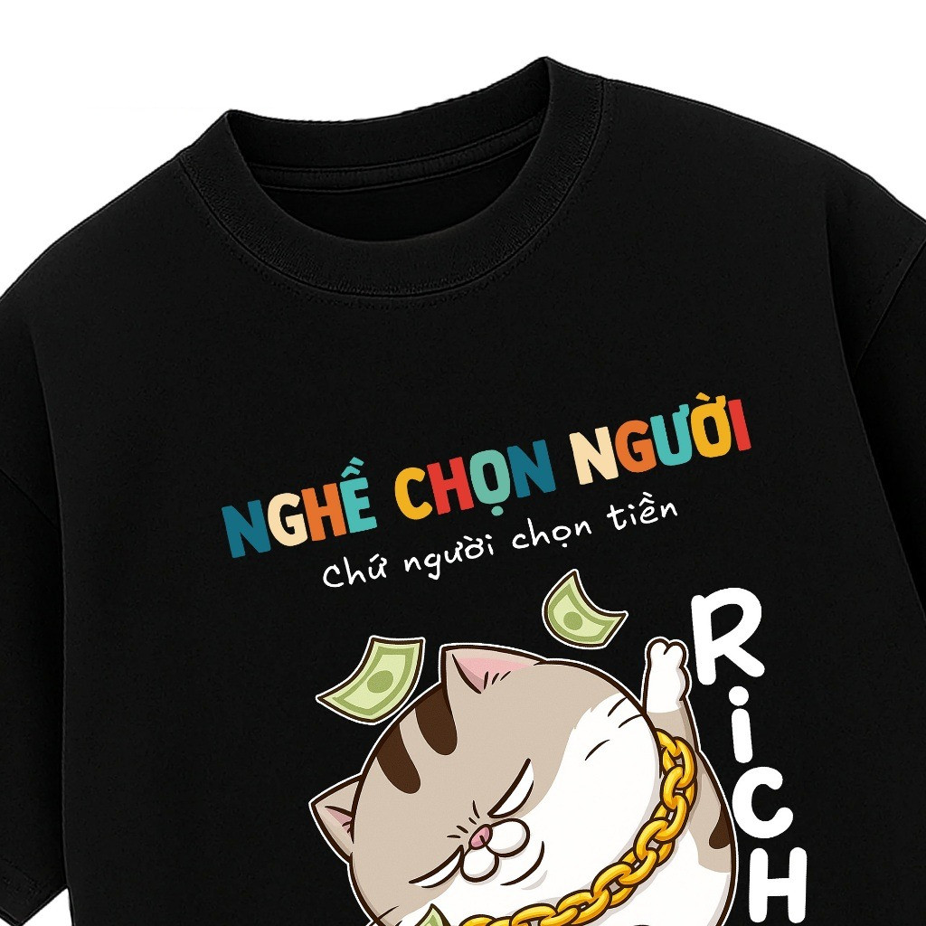 COD (Giao hàng trong 24 giờ)MIEMIE. Áo Thun In Chữ Hài Hước Nghề Chọn ...