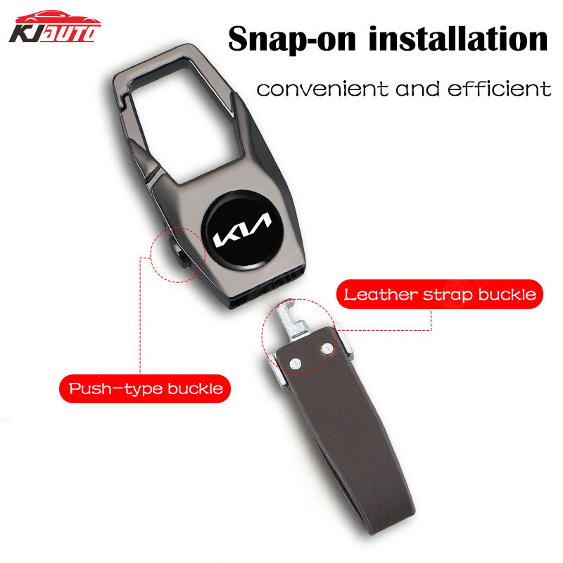 Kia KN Da Kim Loại Xe Móc Khóa Cao Cấp Khóa Phong Cách Móc Khóa Xe Máy Móc Khóa Cho Seltos Sportage Sonet Carens Carvinal Forte Cerato
