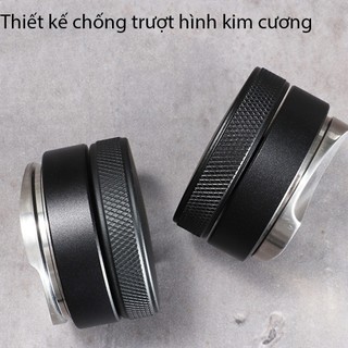 Dụng cụ dàn nén cà phê espresso inox 304 58mm Máy Tamper，Chất liệu Inox 304 & ABS， 58mm，Phân phối và phẳng cà phê