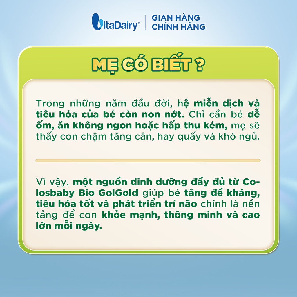 [NHIỀU GIAI ĐOẠN] Sữa bột Colos Opti cho trẻ - Hỗ trợ tiêu hoá, bổ sung dinh dưỡng - Lon 800g