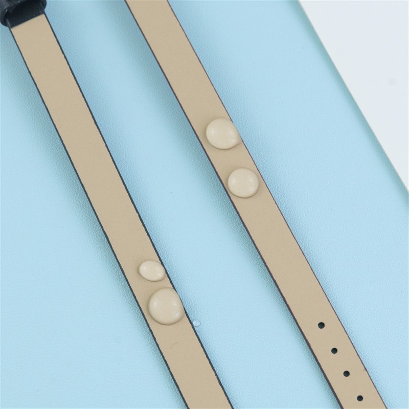 Dây đồng hồ da khóa vàng NATO 6mm 8mm 10mm cho nữ