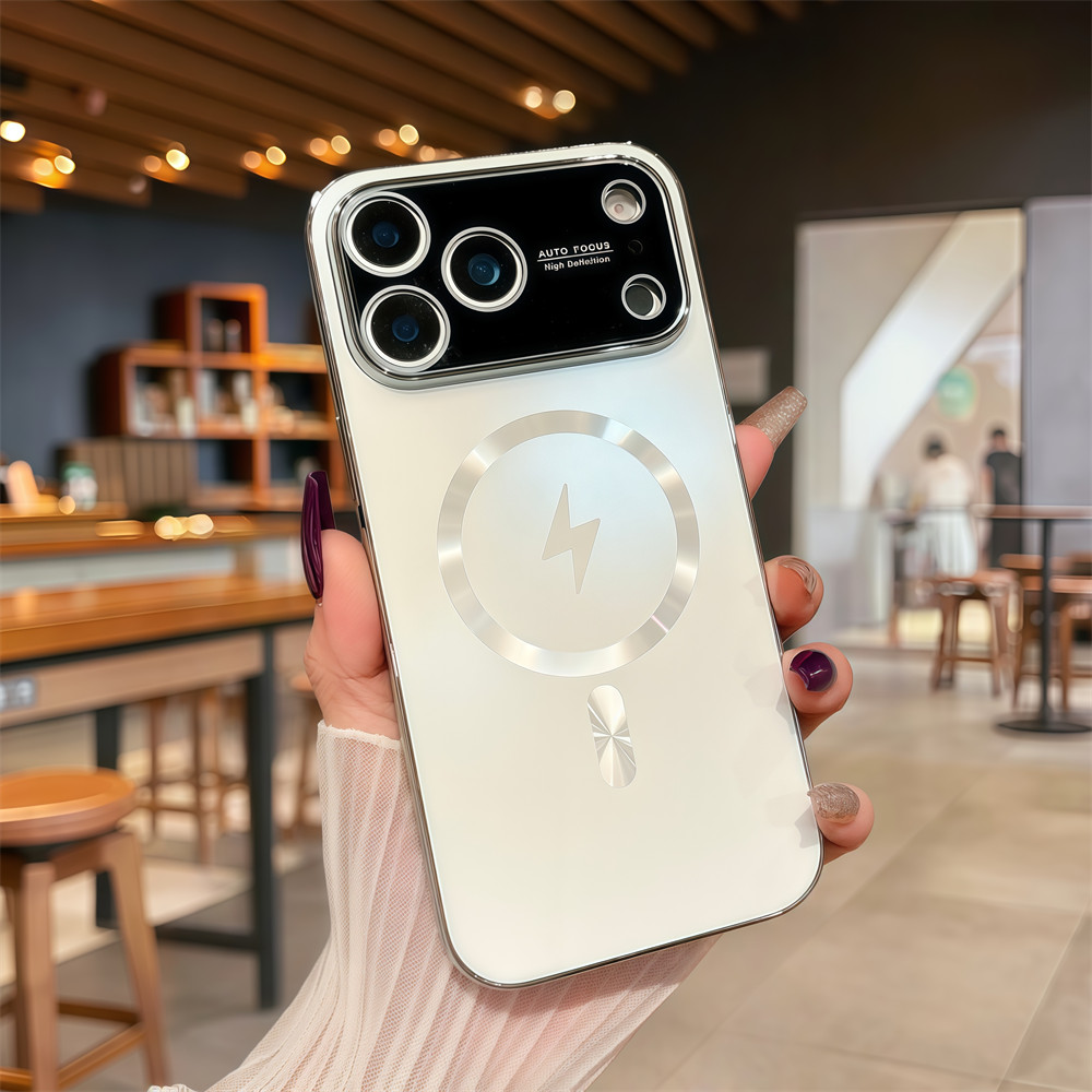 Ốp điện thoại từ tính chất lượng cao cho iPhone 17 Pro Max 16 13 14 15 pro max Bảo vệ ống kính chống rơi Vỏ cứng bảo vệ điện thoại
