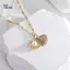 Mặt dây chuyền ngọc trai nữ với kim cương giả và vỏ titan bền bỉ từ PlumHOUSE