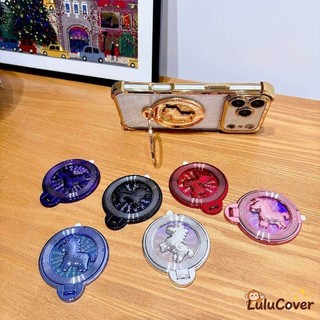 Giá đỡ điện thoại Spinner Lucky Horse năm mới nóng bỏng - 360° Đồ chơi Fidget xoay & Chân đế Quà tặng cặp đôi hoàn hảo từ tính màu đỏ & vàng Pony