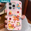 Ibumpers Ốp Điện Thoại Năm Ngựa Dễ Thương Hoạt Hình Cắt Dán Màu Be Silicon Mềm Vỏ Chống Sốc Cho iPhone 11 12 13 14 15 16 17 Pro Max IP 14 15 Plus
