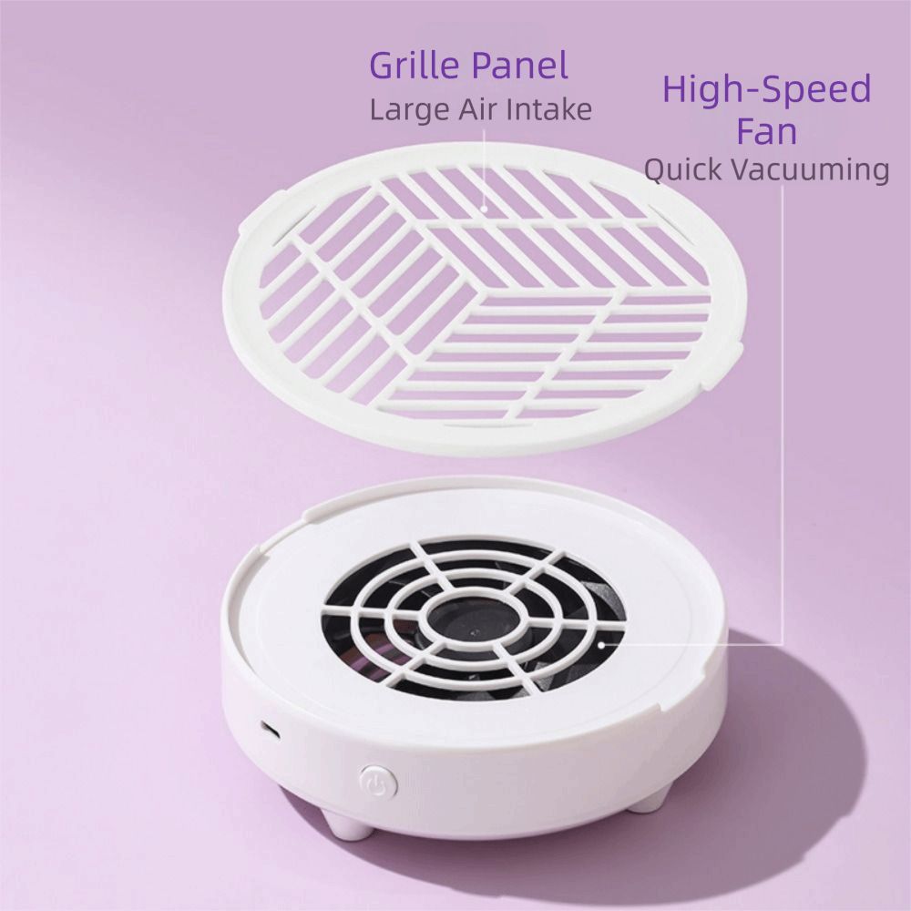 Máy hút bột móng tay Mini JIMMYCHOOEC, độ ồn thấp, hút mạnh, Plug-in USB, dễ dùng, máy hút bụi làm móng tay