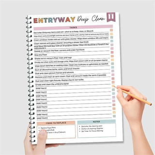 ADHD Cleaning Planner Bundle – Home Schedule, Weekly/Monthly Tips, Year-Round Chore Charts for Families