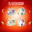 Xe Đồ Chơi Chạy Trớn Hình Thỏ Hình Thú Vui Nhộn Cho Bé - Bibomart