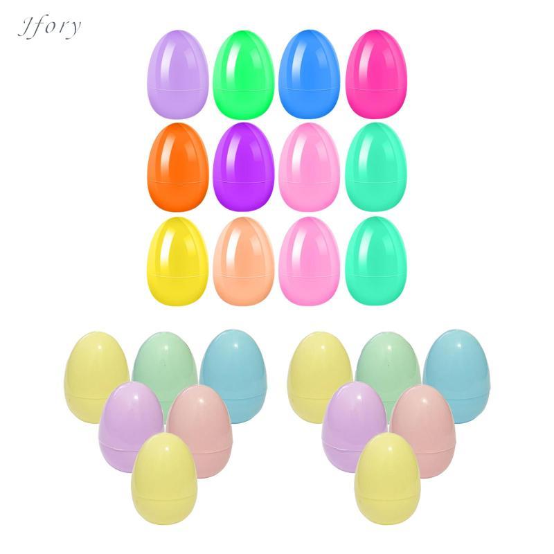 Jfory 2.36inch Trứng Phục Sinh Rỗng Nhựa Sáng Lấp Đầy Trứng Đồ Chơi Đồ Trang Trí Cho Sự Kiện Đám Cưới Lớp Học