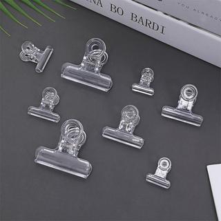 MEGOCE Dovetail Kẹp Acrylic Đồ dùng văn phòng trong suốt Thư mục ghi nhớ