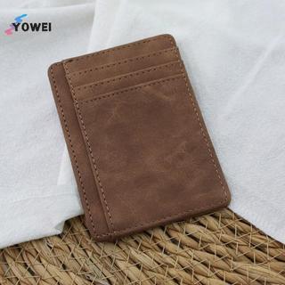 Ví Nam YOWEI Mỏng Đựng Thẻ Tín Dụng Doanh Nhân Nam Di Động Mini Du Lịch Ví Nam VN
