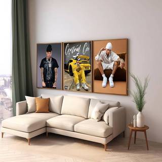 Central Cee Anh Rap Khoan Canvas Poster Treo Tường Nghệ Thuật Thanh Phòng Ngủ Trang Trí Học Tập
