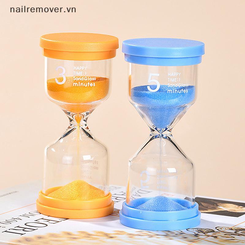 [NR] 1PC 3 / 5 / 10 / 15 / 30 Phút Cát Nhiều Màu Sắc Trẻ Em Quà Tặng Đồ Chơi Hẹn Giờ Cát Kính Trang Trí Nhà Cửa Cát Clo MỚI