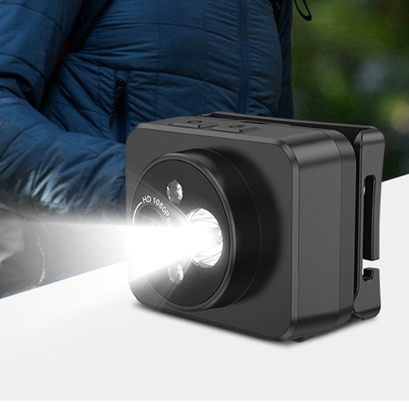 Camera thể thao gắn trên đầu HD PTZ Camera chống rung Video ngắn Đi xe đạp ngoài trời Vlog ghi