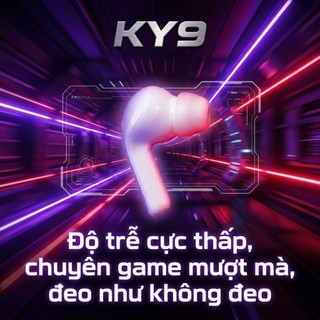 Tai nghe không dây Bluetooth KY9pro, chống mồ hôi, thích hợp để chơi game và khử tiếng ồn